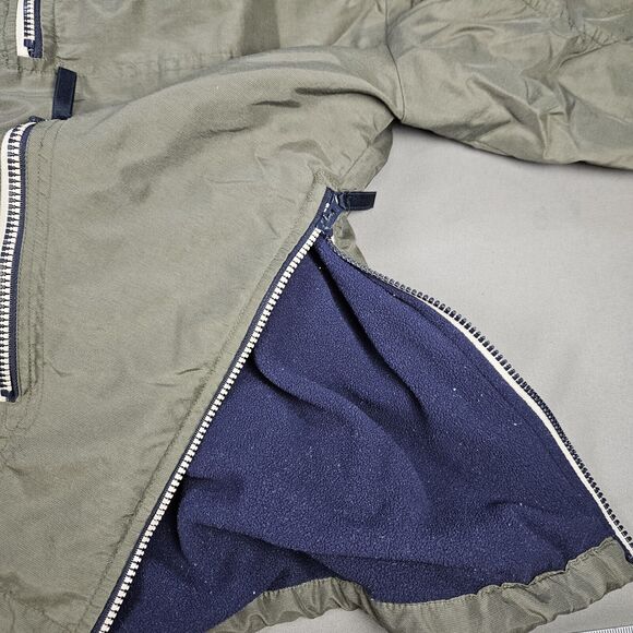 Old Navy Pullover Jacket Mens Medium Green Outerwear Fleece Lined ¼ Zip - Picture 5 of 6